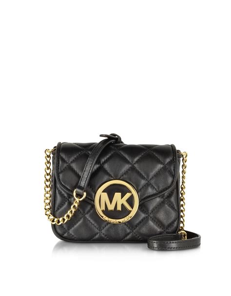 michael kors fulton quilted wallet black|michael kors fulton crossbody.